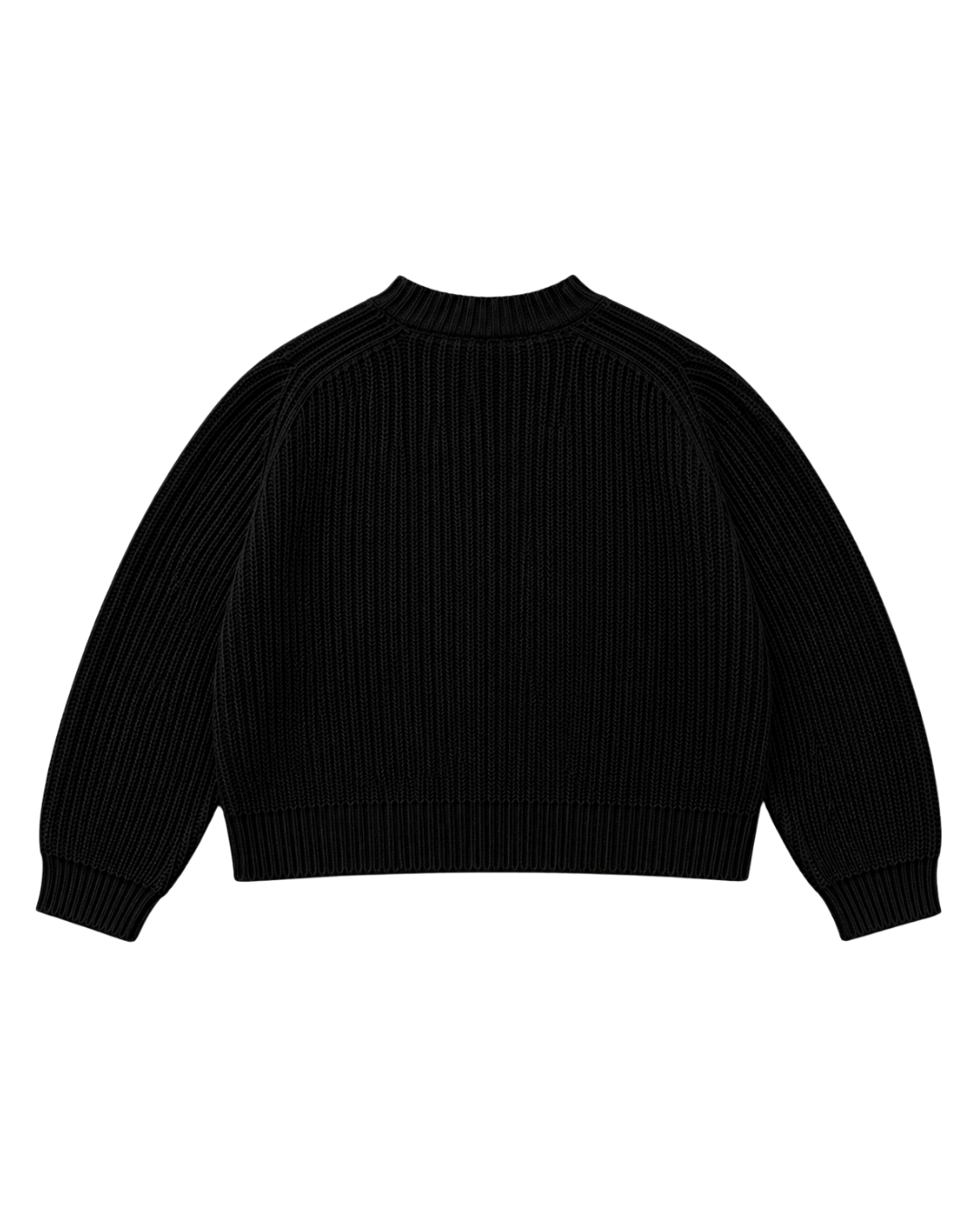 BLACK KNIT SWEATER