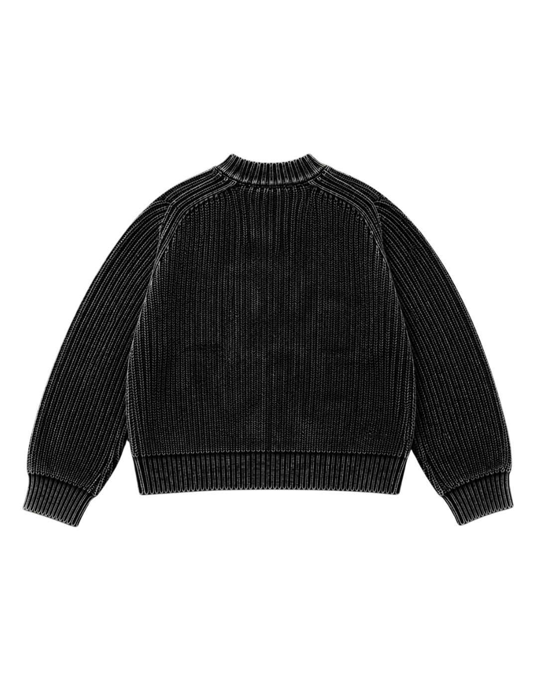 ACID WASH KNIT SWEATER