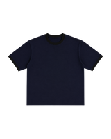 NAVY & BLACK RINGER TEE