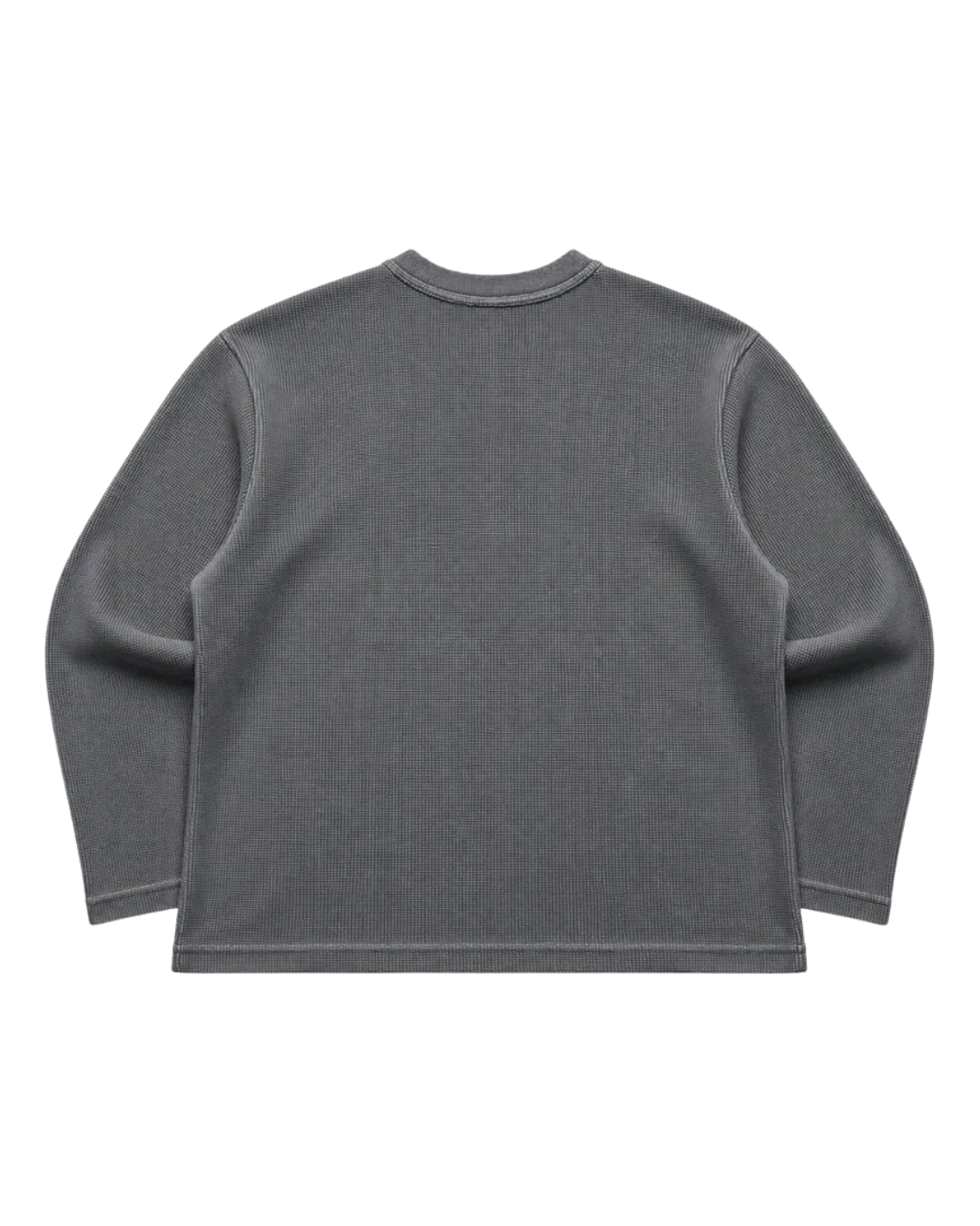 ACID WASH BOXY WAFFLE TEE