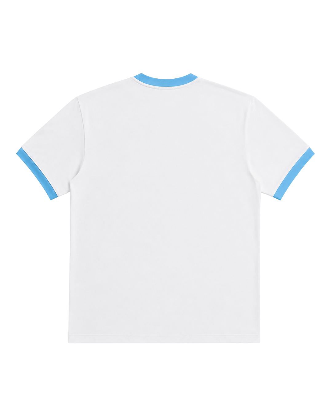 WHITE & BLUE RINGER TEE
