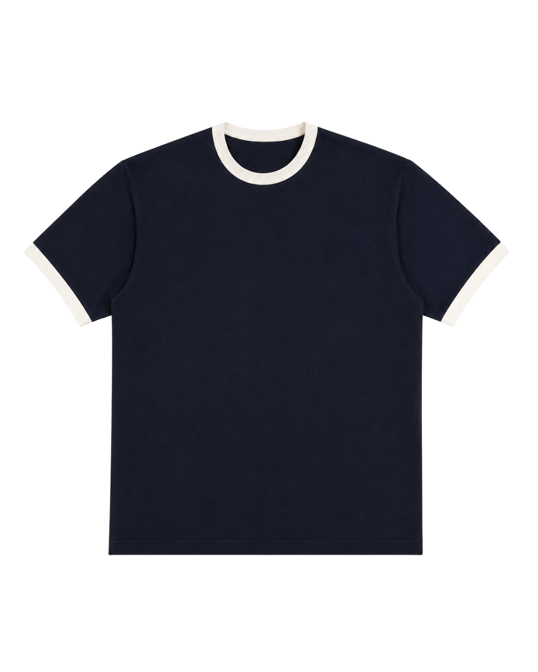 NAVY & CREAM RINGER TEE
