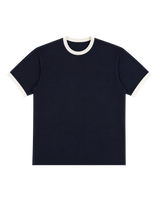 NAVY & CREAM RINGER TEE