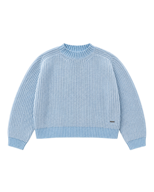 POWDER BLUE KNIT SWEATER