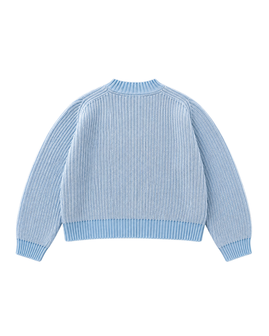POWDER BLUE KNIT SWEATER