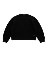 BLACK KNIT SWEATER
