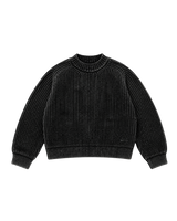 ACID WASH KNIT SWEATER