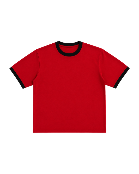 RED & BLACK RINGER TEE