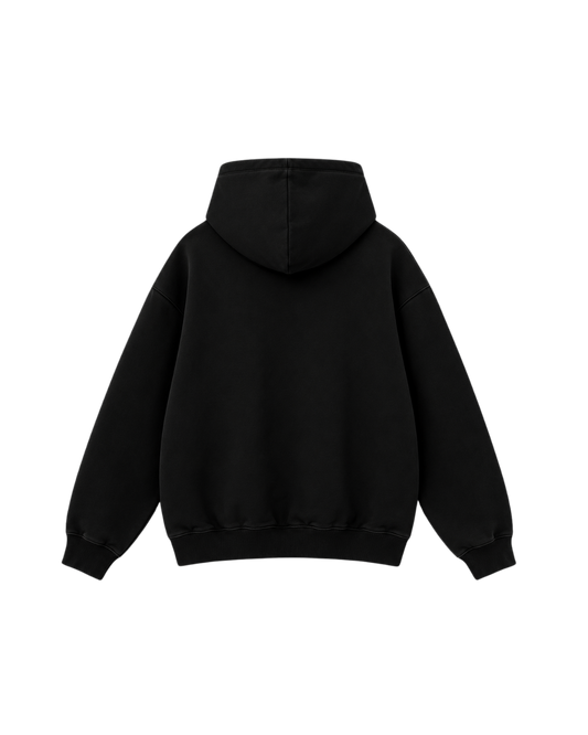BLACK HEAVYWEIGHT HOODIE