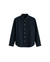 THE LINEN ESSENTIAL SHIRT - DEEP NAVY
