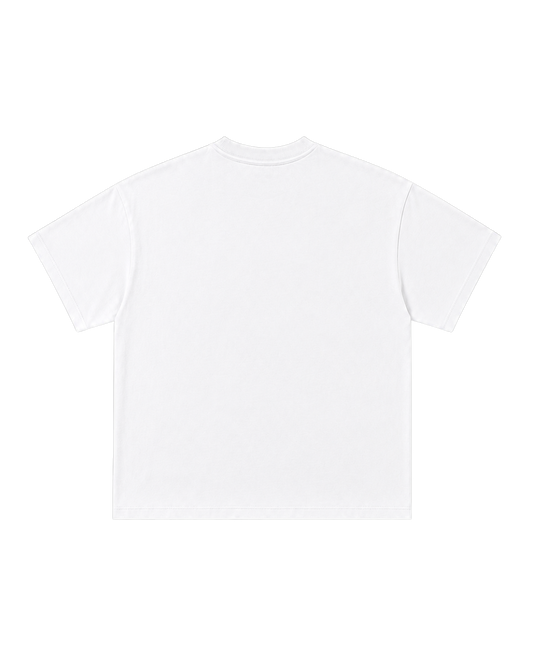 WHITE OVERSIZED T-SHIRT