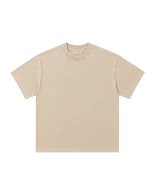 BEIGE OVERSIZED T-SHIRT