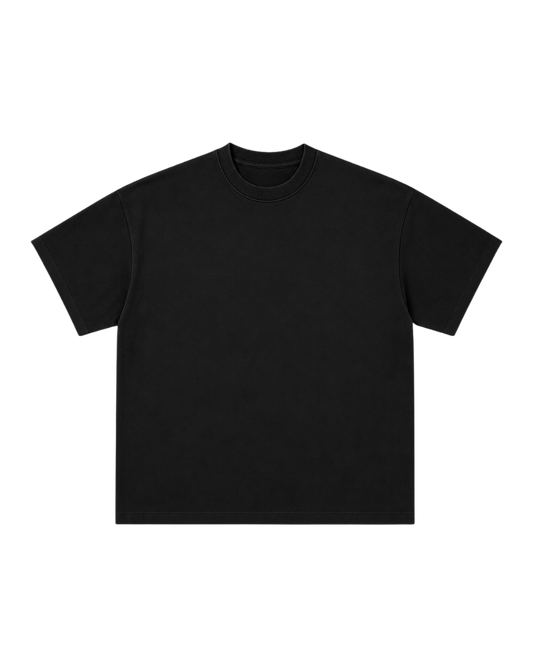 BLACK OVERSIZED T-SHIRT