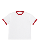 RED & WHITE RINGER TEE