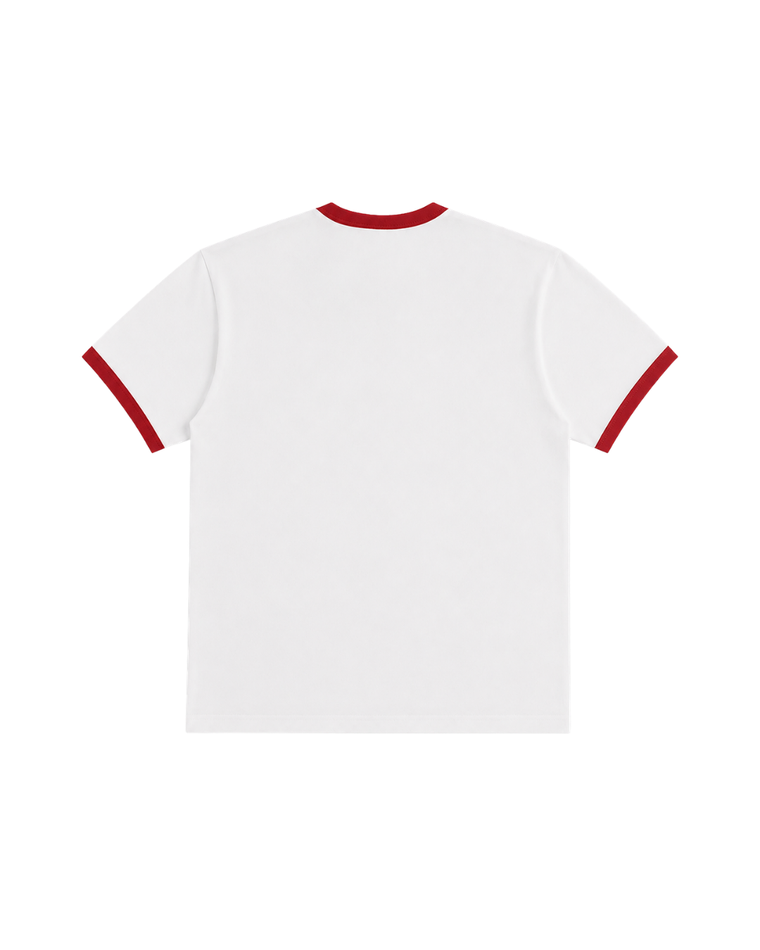 RED & WHITE RINGER TEE